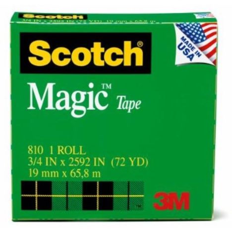 SCOTCH MAGIC TAPE 810 19MM X 65.8M
