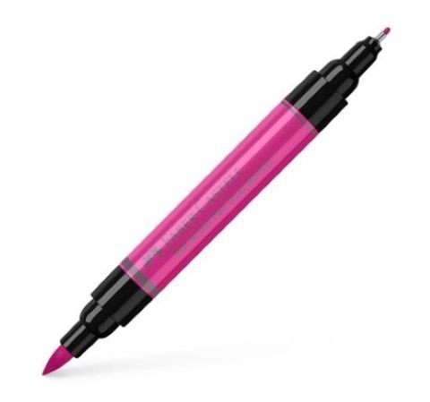 FABER PITT ARTIST PEN DUAL ENDED MID PURPLE PINK