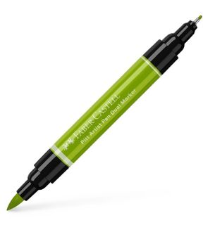 FABER PITT ARTIST PEN DUAL ENDED MAY GREEN