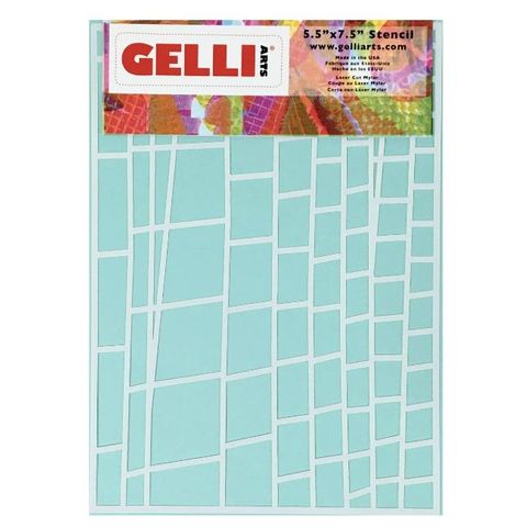 GELLI STENCIL 5" X 7" LADDER DESIGN