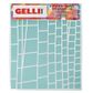 GELLI STENCIL 8" X 10" LADDER DESIGN