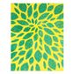 GELLI STENCIL 8" X 10" LEAF DESIGN