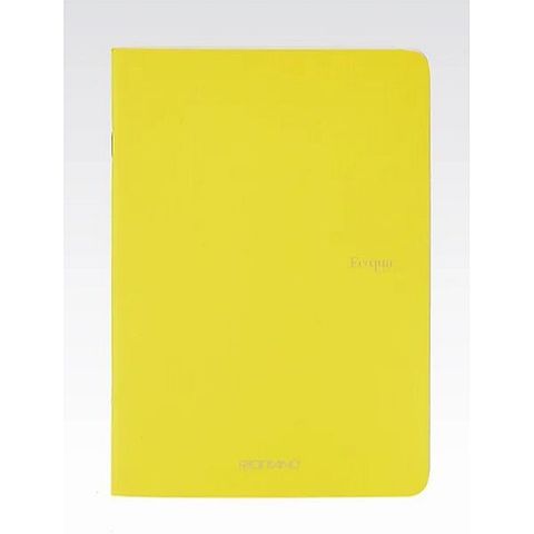 FABRIANO ECOQUA STAPLED NOTEBOOK A5 DOTS LEMON