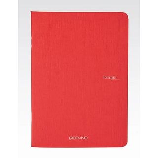 FABRIANO ECOQUA STAPLED NOTEBOOK A5 DOTS RASPBERRY