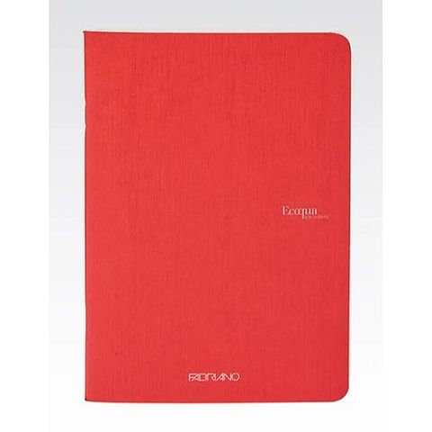 FABRIANO ECOQUA STAPLED NOTEBOOK A5 DOTS RASPBERRY