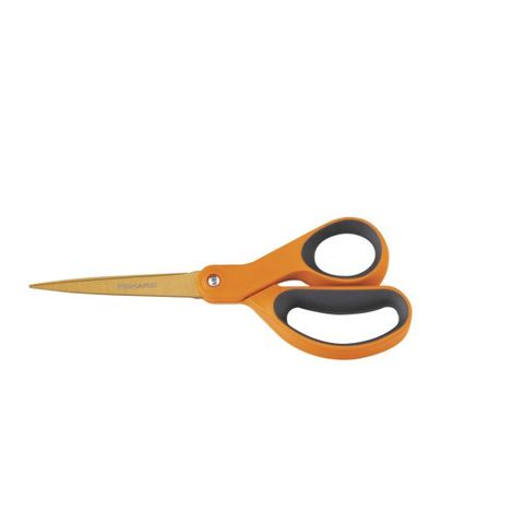 FISKARS SCISSORS SOFTGRIP 8" TITANIUM