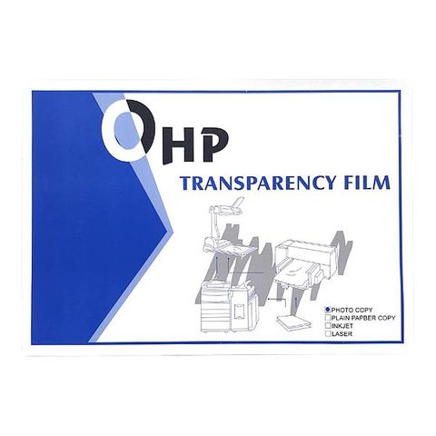 OHP TRANSPARENCY FILM A4 100MIC PKT 100