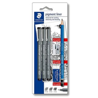 STAEDTLER PIGMENT LINER BONUS SET