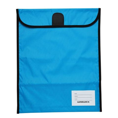 WARWICK HOMEWORK BAG 450X360MM A3+ BLUE