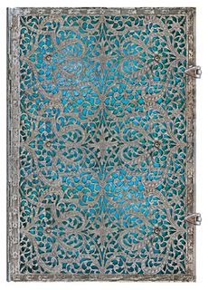 PAPERBLANKS SILVER FILIGREE MAYA BLU GRANDE UN