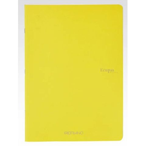 FABRIANO ECOQUA STAPLED NOTEBOOK A4 DOTS LEMON