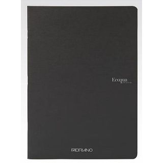 FABRIANO ECOQUA STAPLED NOTEBOOK A4 DOTS BLACK