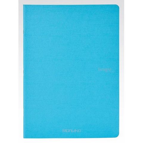 FABRIANO ECOQUA STAPLED NOTEBOOK A4 DOTS TURQUOISE