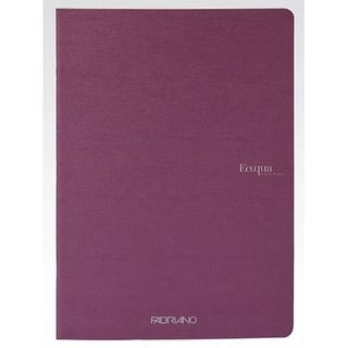 FABRIANO ECOQUA STAPLED NOTEBOOK A4 DOTS WINE