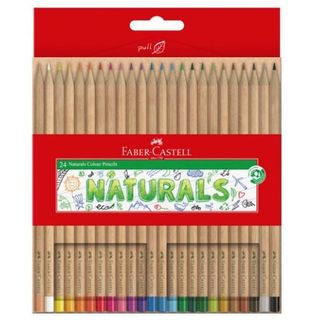 FABER RED RANGE NATURAL COLOUR PENCIL SET 24