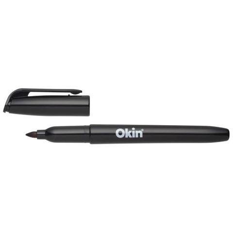 OKIN PERMANENT MARKER PEN STYLE BLACK