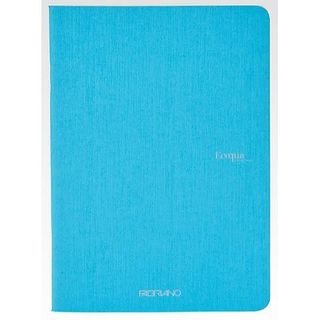 FABRIANO ECOQUA STAPLED NOTEBOOK A5 GRID TURQUOISE