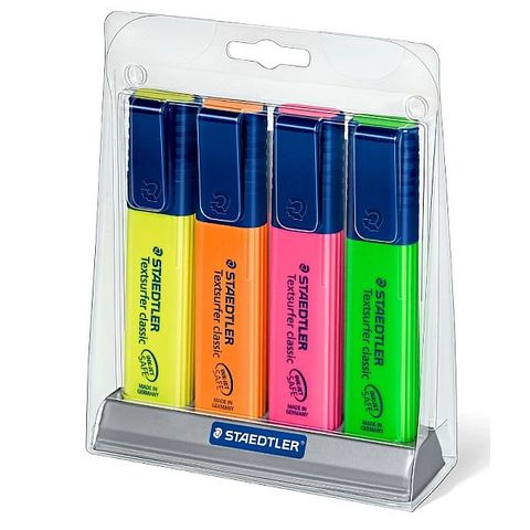 STAEDTLER TEXTSURFER CLASSIC HIGHLIGHTER DESK SET4