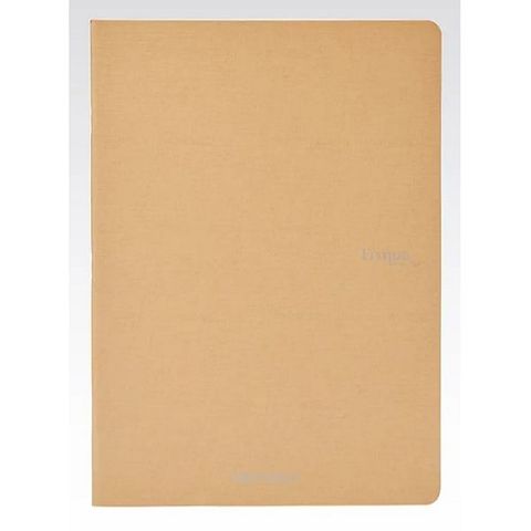 FABRIANO ECOQUA STAPLED NOTEBOOK A4 GRID BROWN