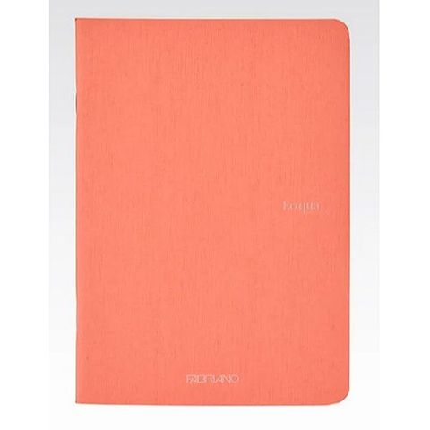 FABRIANO ECOQUA STAPLED NOTEBOOK A5 LINED FLAMINGO