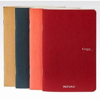 FABRIANO ECOQUA POCKETBOOK PLAIN 4 X EARTH