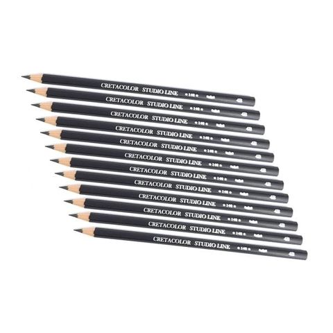 CRETACOLOR SCHOOL PENCIL STUDIO GRAPHITE 4B (144)