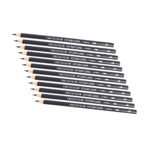 CRETACOLOR SCHOOL PENCIL STUDIO GRAPHITE 6B (144)