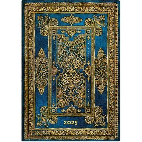 PAPERBLANKS 2025 DIARY BLUE LUXE MINI WK