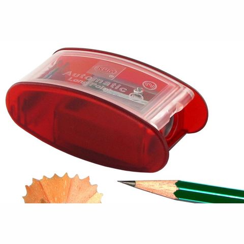 KUM AUTOMATIC AS2 LONG POINT SHARPENER RED