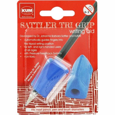 KUM SATTLER PENCIL TRI GRIP (BLISTER)