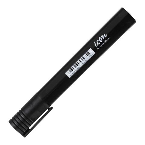 ICON PERMANENT MARKER BULLET TIP BLACK