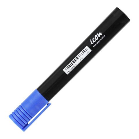 ICON PERMANENT MARKER BULLET TIP BLUE