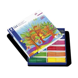 STAEDTLER FIBRE TIP PENS CLASS PACK 144X12 COLOURS