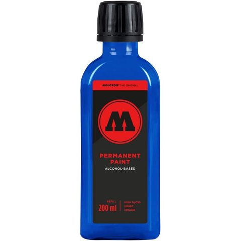 MOLOTOW PERMANENT PAINT REFILL 200ML TULIP BLUE