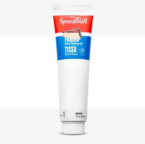 SPEEDBALL FABRIC RELIEF INK 150ML WHITE