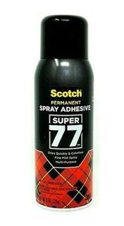 SCOTCH SUPER 77 SPRAY ADHESIVE PERMANENT 305G