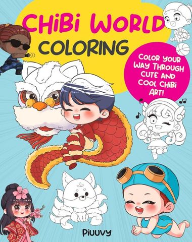 CHIBI WORLD COLOURING BOOK