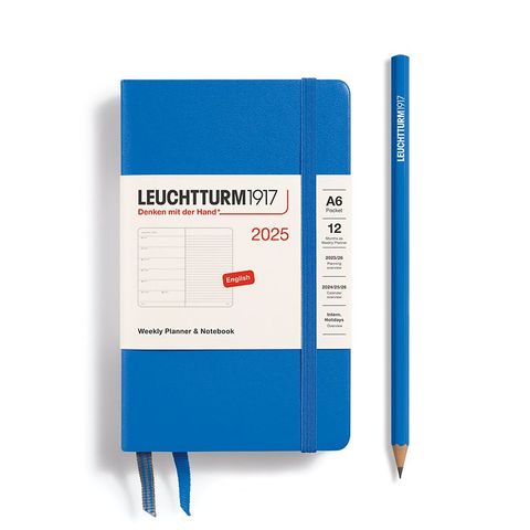 LEUCHTTURM1917 2025 WEEKLY PLANNER A6 SKY