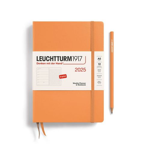 LEUCHTTURM1917 2025 WEEKLY PLANNER A5 DOTTED APRCT