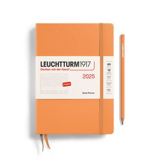 LEUCHTTURM1917 2025 DAILY PLANNER A5 APRICOT