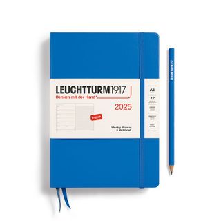 LEUCHTTURM1917 2025 WEEKLY PLANNER A5 SKY