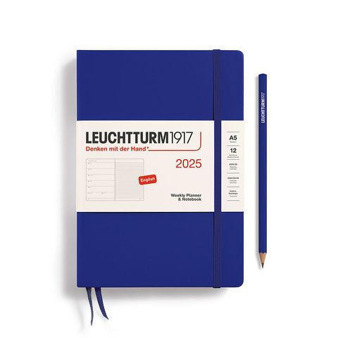 LEUCHTTURM1917 2025 WEEKLY PLANNER A5 INK