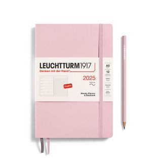 LEUCHTTURM1917 2025 WEEKLY PLANNER A5 S/C POWDER