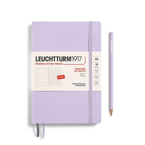 LEUCHTTURM1917 2025 WEEKLY PLANNER A5 S/C LILAC