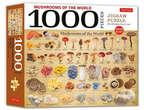 MUSHROOMS OF THE WORLD 1000 PIECE PUZZLE