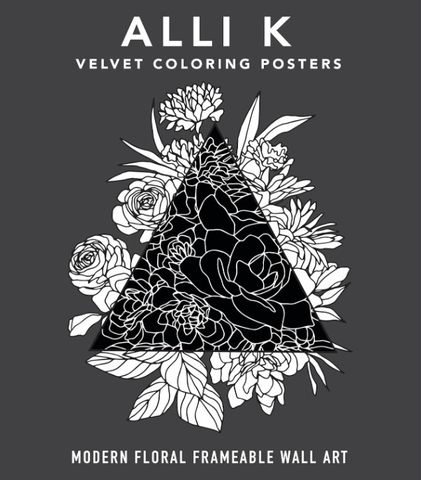 BLOOM VELVET MODERN FLORAL ART POSTERS