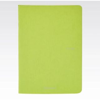 FABRIANO ECOQUA STAPLED NOTEBOOK A5 PLAIN LIME