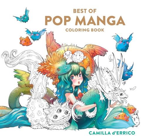 BEST OF POP MANGA COLORING BOOK