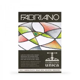 FABRIANO UNICA WHITE 250G A4 PAD (20)