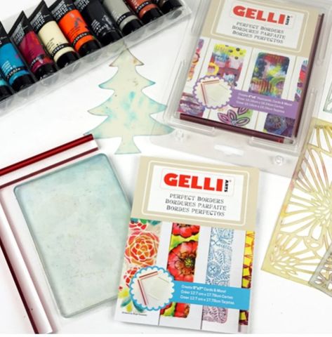 GELLI PERFECT BORDER 4X6 POSTCARDS SET